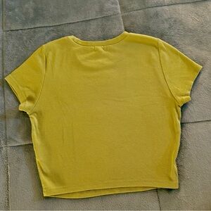 Garage Cropped Ribbed Tee